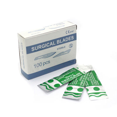 品質  Disposable instruments high quality disposable carbon steel surgery surgical blades is skin graf surgical knife blades 工場